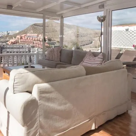 Sunset Balcony With Ocean Views And Pool Access Mogán