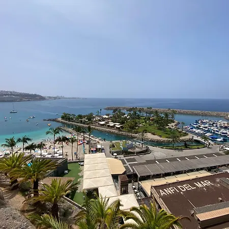 Sunset Balcony With Ocean Views And Pool Access Mogán