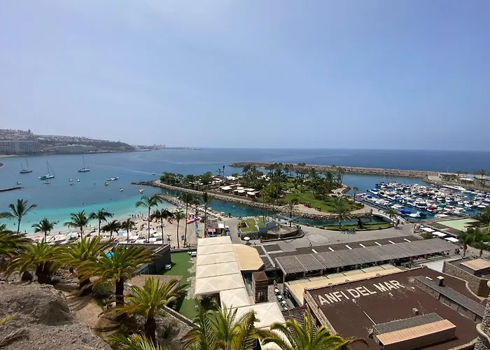 Sunset Balcony With Ocean Views And Pool Access Mogán