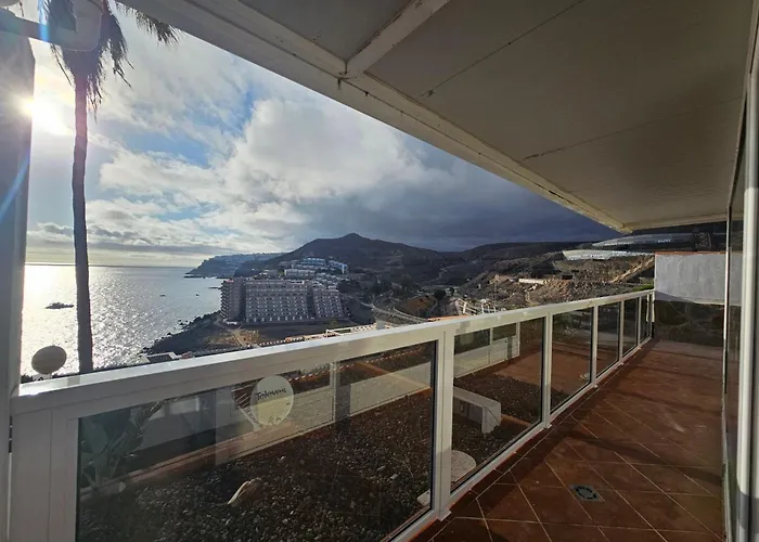 Sunset Balcony With Ocean Views And Pool Access Mogán